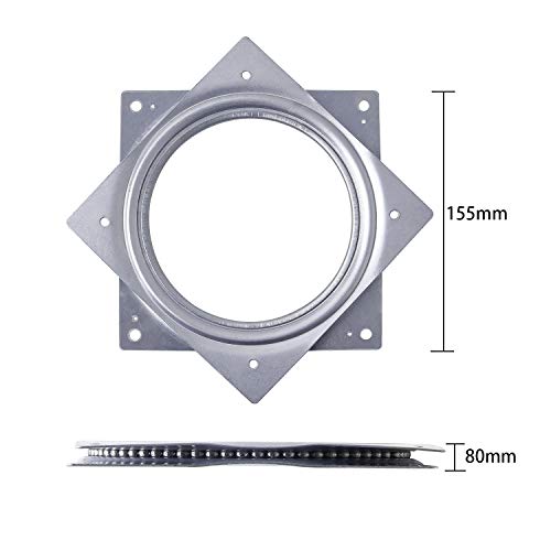 6-Piece Heavy Duty Lazy Susan Turntable for Tables and Cabinets