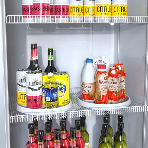 Krugers 4-Pack Lazy Susan Organizers for Kitchen Storage